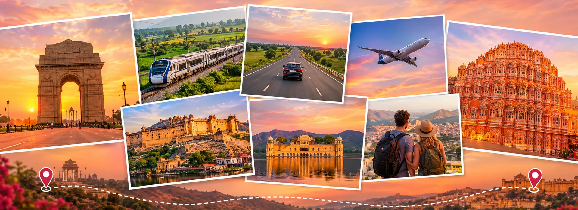 delhi to jaipur