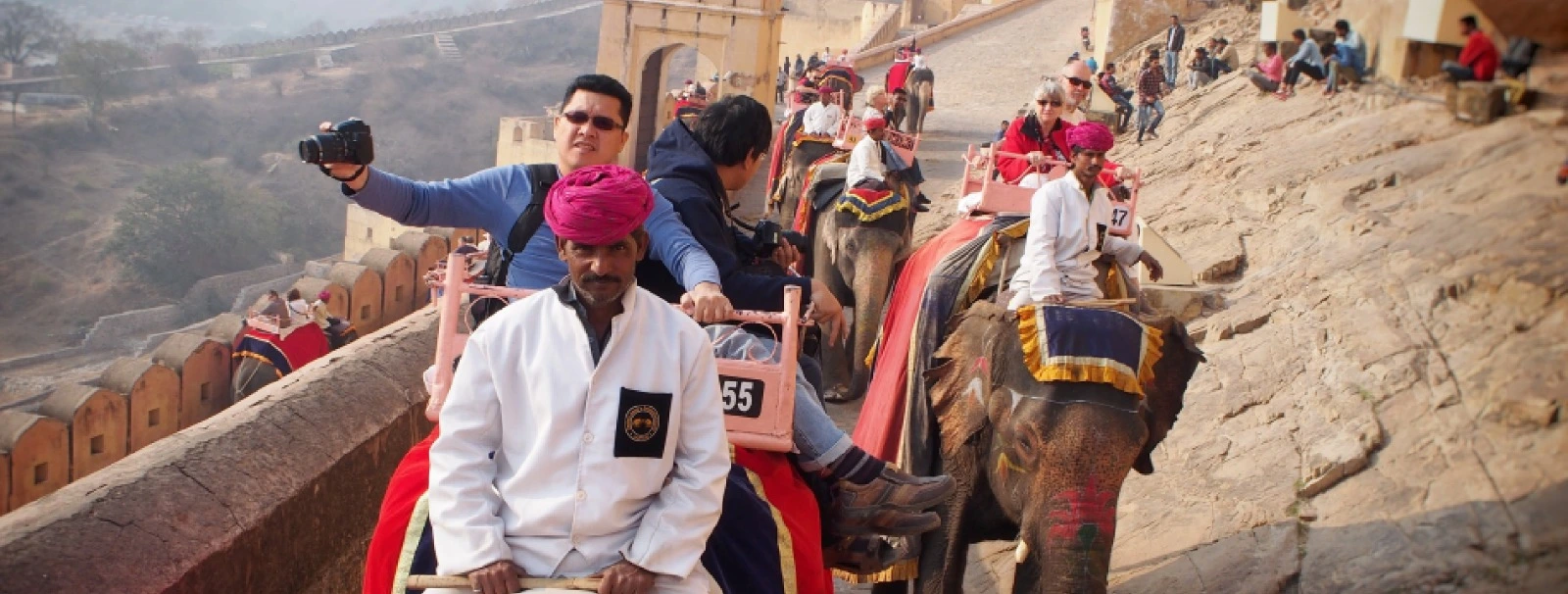 Experience the Majestic Elephant Ride at Amber Fort for an Unforgettable Adventure