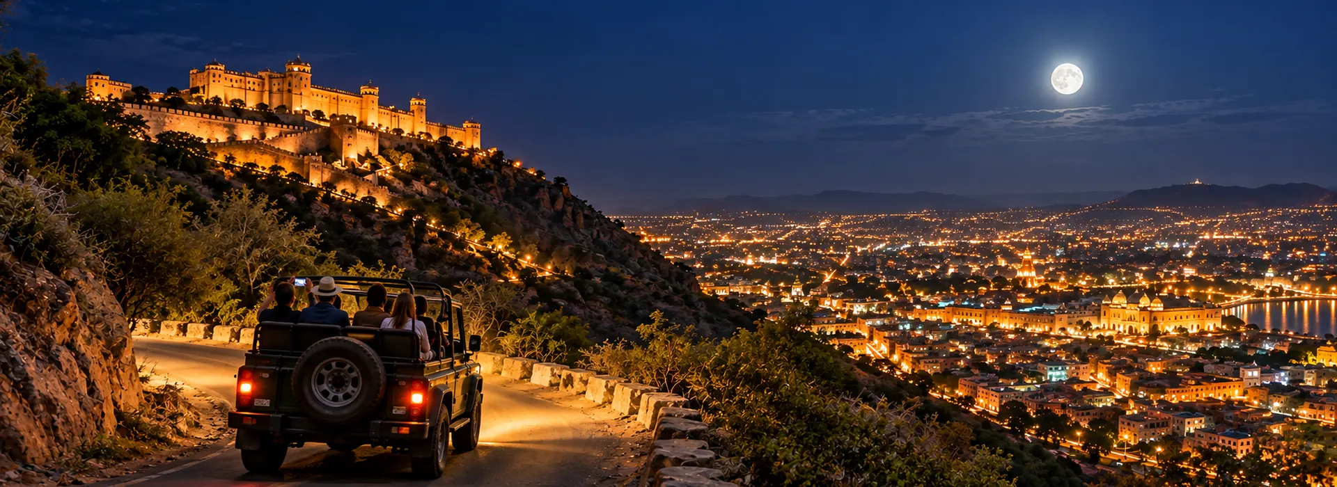 jaipur night jeep safari
